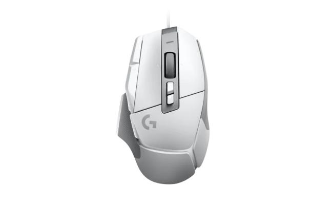 Logitech G502 X Wired Gaming Mouse - LIGHTFORCE hybrid optical-mechanical primary switches, HERO 25K gaming sensor, compatible with PC - macOS/Windows - White